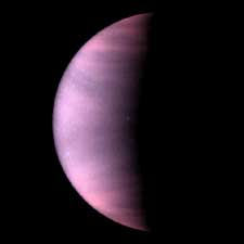 Clouds on Venus taken by the Hubble telescope
