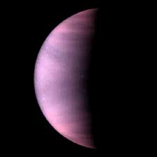 Clouds on Venus taken by the Hubble telescope